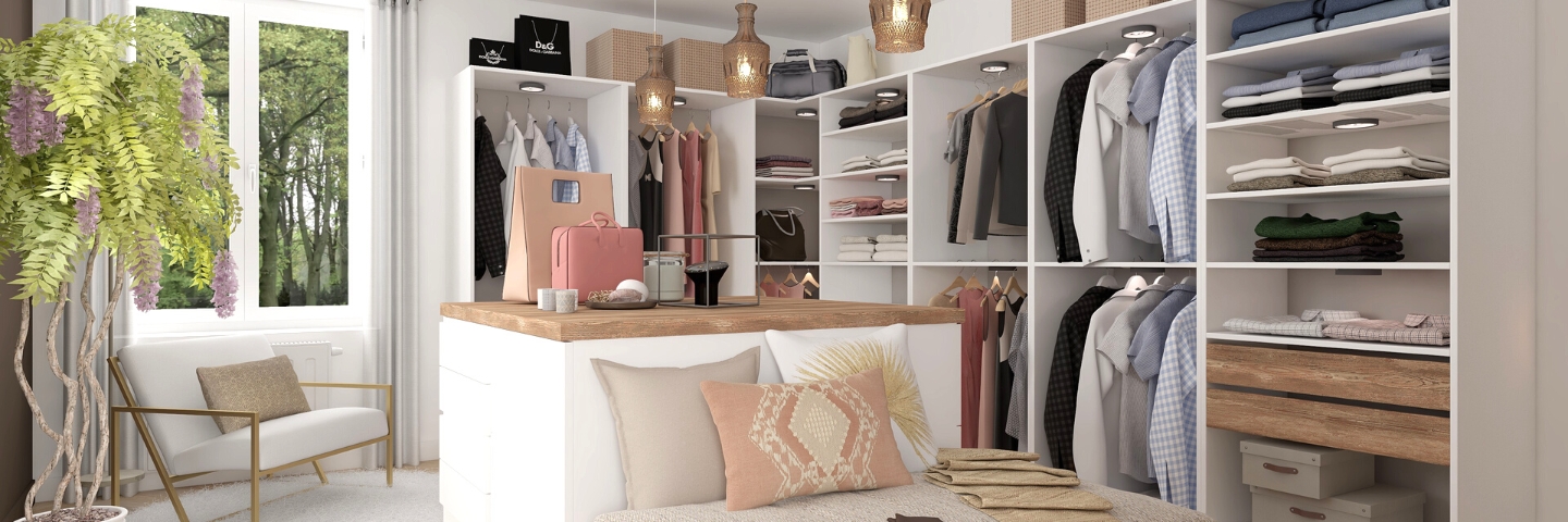 Dressing : nos conseils pour bien l'aménager  Eclairage dressing, Dressing  maison, Amenagement dressing