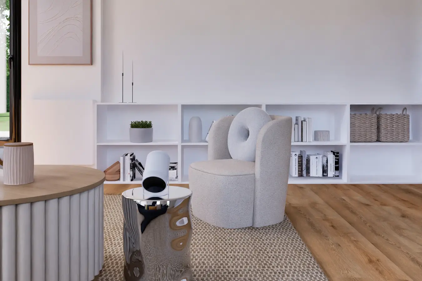 vidéoprojecteur dans salon