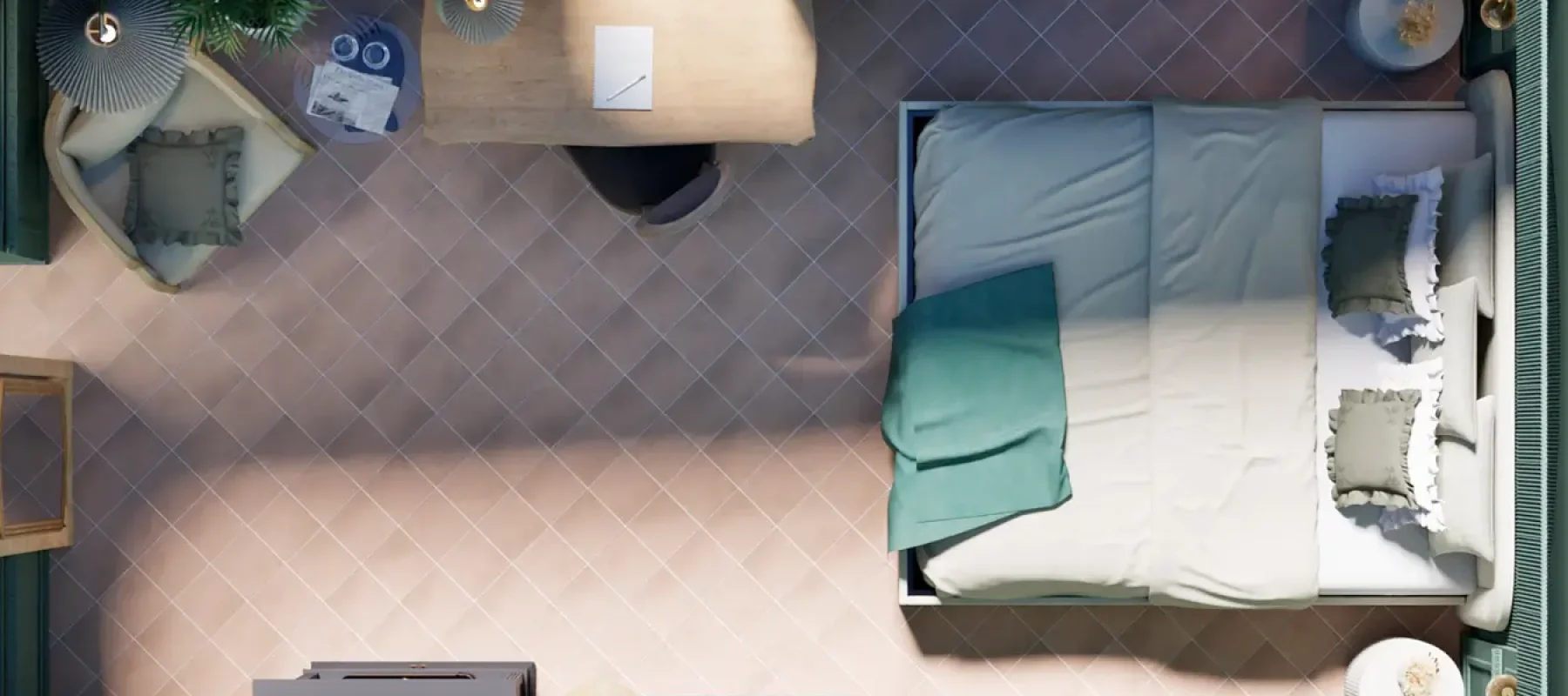 aménagement chambre hôtel